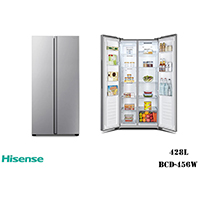 Hisense Side by Side Refrigerator 428L (INVERTER)