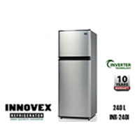 "INNOVEX" 250L Double Door inverter No Frost Refrigerator (INR240I)