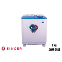 "Singer" 6KG Semi-Auto Washing Machine (SWM-SAR6)