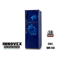 INNOVEX Refrigerator Double Door 250L (DDN240)