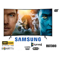Samsung 49" RU7300 Curved Smart 4K UHD TV Series 7