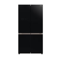 Hitachi 638L French Door Glass Black Inverter Refrigerator -  4 Door